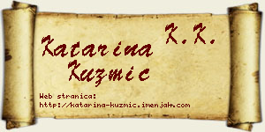 Katarina Kuzmić vizit kartica